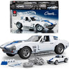 Mattel Brick Shop Hot Wheels Corvette Grand Sport Building Toy Kit for Collectors - 918pc by THE MIGHTY HOBBY SHOP