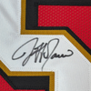 Framed Autographed/Signed Jeff Garcia 35x39 San Francisco Red Football Jersey Beckett BAS COA