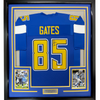 Framed Autographed/Signed Antonio Gates 35x39 Los Angeles LA Color Rush Football Jersey Beckett BAS COA