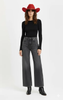 7 For All Mankind Ultra Luxe Ultra High Rise Jo Jeans -Night Out - Wide Leg by Neon Spur