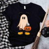 Ghost Couple Halloween Shirts | Spooky Tee | Cute Fall Matching Shirt by Adorb Custom Tees
