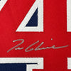 Framed Autographed/Signed Tom Glavine 35x39 Atlanta Blue Baseball Jersey JSA COA
