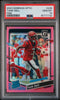 Graded 2023 Panini Donruss Optic Tank Dell #245 Pink Rookie RC Football Card PSA 10 Gem Mint
