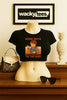 Good Guys Friend To End Black Horror Terror Halloween Graphic Tee Shirt by MyWackyTees