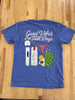 Good Vibes & Tall Boys Tee by Luckless Outfitters