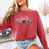 Gossip Like Charlotte Wigs Comfort Colors Long Sleeve – Regency BookTok Shirt by Adorb Custom Tees