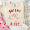 Gotcha B Valentine Sweatshirt - Funny Valentine's Day Sweater by Adorb Custom Tees