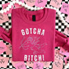 Gotcha B Valentine Sweatshirt - Funny Valentine's Day Sweater by Adorb Custom Tees