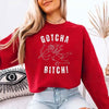 Gotcha B Valentine Sweatshirt - Funny Valentine's Day Sweater by Adorb Custom Tees