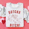 Gotcha B Valentine Sweatshirt - Funny Valentine's Day Sweater by Adorb Custom Tees