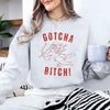 Gotcha B Valentine Sweatshirt - Funny Valentine's Day Sweater by Adorb Custom Tees