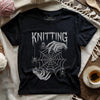 Gothic Knitter T-shirt by YarnMerch