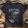 Gothic Knitter T-shirt by YarnMerch
