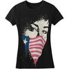 Green Day Juniors: Green Day - American Mask Juniors (Slim) T-Shirt Size M [T-Shirt] by Rock Band Apparel
