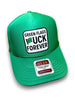 Green Flags Fuck Forever Trucker Hat by Luckless Outfitters