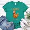 Funny F-Caw-F Rooster Unisex T-Shirt by Adorb Custom Tees
