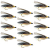 Gray Ghost Classic Streamer Flies - Set of 12 - Hook Size 4