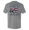 Father Mows Best Stars and Stripes by Shield Republic