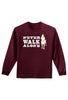 Long Sleeve T-shirt: Never Walk Alone (Maroon) by Dog is Good