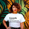 Growth Definition Graphic Tee – Unisex Uplifting Message T-Shirt by Adorb Custom Tees