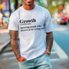 Growth Definition Graphic Tee – Unisex Uplifting Message T-Shirt by Adorb Custom Tees