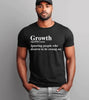 Growth Definition Graphic Tee – Unisex Uplifting Message T-Shirt by Adorb Custom Tees