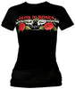 Guns N Roses Juniors Guns N' Roses: Roses And Pistols T-Shirt,Black,Large [T-Shirt] by Rock Band Apparel