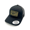 In God We Trust Guns Are Just Backup Woven Patch Hat by Shield Republic