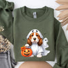 Beagle Ghost Halloween Sweatshirt by EnjoyMyDesign LLC