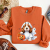 Beagle Ghost Halloween Sweatshirt by EnjoyMyDesign LLC