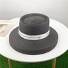 Summer Hat New Female Sun Hat Folding Beach Hat New Women's Ladies Wide Large Brim Floppy Folding Summer Beach Sun Hat Straw Cap Big Brim Elegant White Travel Sun Hat 55-58CM by Stevvex