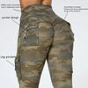 Camouflage Yoga Pants With Pockets Women Fitness Leggings Workout Sports Pocket Women Green Leggings Slim Skinny Gym Leggings Pants Push Up Elastic Slim Pants For Autumn And Winter by Stevvex