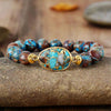 Handamde Men and Woman Bracelet Stone Tibetan Beads Women Stretchy Bracelets Yoga Elastic Charm Bracelets Luxury Jewelry by Stevvex