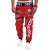 Men's Sweatpants Elastic Waist Letter Graphics