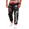 Men's Sweatpants Elastic Waist Letter Graphics