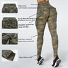 Camouflage Yoga Pants With Pockets Women Fitness Leggings Workout Sports Pocket Women Green Leggings Slim Skinny Gym Leggings Pants Push Up Elastic Slim Pants For Autumn And Winter by Stevvex