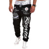 Men's Sweatpants Elastic Waist Letter Graphics