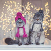 Autumn Winter Warm Knitted Pet Hats With Fluffy Ball by Furr Baby Gifts