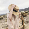 Women’s Straw Fedora with Metallic Bee Accent by FitiqueFit