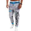 Men's Sweatpants Elastic Waist Letter Graphics