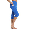 Casual Women's Yoga Pants Gym Fitness Sports Cropped Leggings Pocket Slim Pants Female Solid Color Women's Seamless Scrunch Legging Workout Leggings For Women Lift Tight Gym Yoga Home Pants by Stevvex