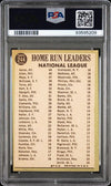 Graded 1967 Topps NL Home Run Leaders Willie Mays Hank Aaron Richie Allen #244 Baseball Card PSA 4 VG-EX