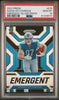 Graded 2022 Panini Prizm Aidan Hutchinson #E20 Emergent Silver Prizm Rookie RC Football Card PSA 10