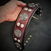 The "Hektor" Burgundy Collar LIMITED by Bestia Dog Gear