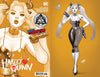 [FOIL] HARLEY QUINN #22 UNKNOWN COMICS DAVID NAKAYAMA GOLD FOIL VIRIGN NYCC 2022 B&W COLOR BLEED VAR (09/28/2022) by Unknown Comic Books
