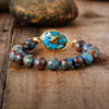 Handamde Men and Woman Bracelet Stone Tibetan Beads Women Stretchy Bracelets Yoga Elastic Charm Bracelets Luxury Jewelry by Stevvex