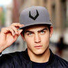 Unisex Grey Wool Snapback by FitiqueFit