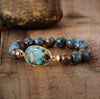 Handamde Men and Woman Bracelet Stone Tibetan Beads Women Stretchy Bracelets Yoga Elastic Charm Bracelets Luxury Jewelry by Stevvex