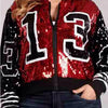 Delta Sigma Theta DST 1913 Sorority Sequin Jacket by T-Shirt Crazed