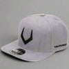 Unisex Grey Wool Snapback by FitiqueFit